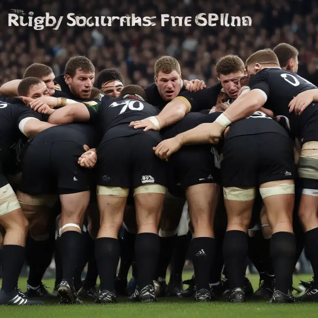 The Rugby Scrum: Mastering the Dark Arts of the Front Row